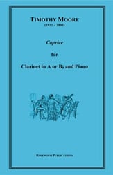 CAPRICE CLARINET WITH PIANO cover